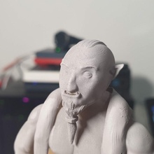 holg half orc orco dnd dungeon draghi 3d print model - Mito3D
