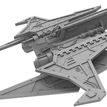 langosta desaire combatiente presupuesto juguetes juegos aeronave infierno vehículo espada volantes caos interceptador renegado 3d print model - Mito3D