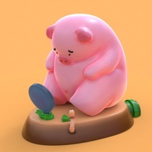 cerdito cerdo personaje 3d print model - Mito3D