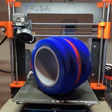 ribbit fins muscle tension relief roller fitness tpu equipment myofascial foam 3d print model - Mito3D