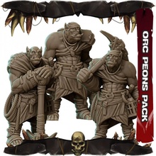 orc peons pack toys & games 3d print model - Mito3D