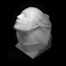 busto eleonora duse galleria d'arte moderna palazzo pitti firenze italia scansione 3d print model - Mito3D