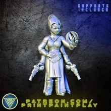 4 armed extraterrestre mystique jouets Jeux femelle jeu rôle magie 32mm starfinder Kasatha rpgscifi 3d print model - Mito3D