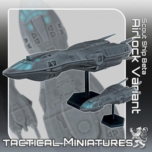 scout ship beta airlock variant tactical miniatures toys & games sci-fi terrain war miniature dynasty scifi tabletop starship openlock danger starfinder 2nd 2nddynasty 1 270scale 3d print model - Mito3D