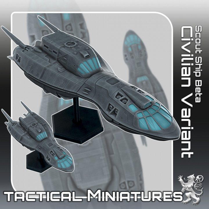 keşif gemi beta sivil değişken taktik minyatürler oyuncaklar oyunlar sci fi star arazi savaş hanedan bilimkurgu masaüstü yıldız gemisi 270 açık kilit Tehlike bulucu 2nd 2nddynasty 3D print model - Mito3D