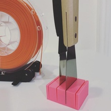 usta spatula raf kendin yap boyama 3dprinter organizatör aksesuar 3d print model - Mito3D