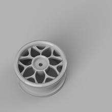 rc wheel 1 10 streched road 3d print model - Mito3D