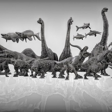 dinosaur bundle dino trex prehistoric dungeonsanddragons dnd pathfinder 3d print model - Mito3D