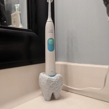 sonicare toothbrush tooth charging base bathroom dental teeth charger 3d print model - Mito3D