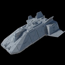 gepard dropship toys & games battletech 3d print model - Mito3D