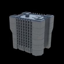dettaglio megastore giocattoli Giochi edifici epico terreno urbano 6mm strutture battletech adeptus titanicus 3d print model - Mito3D