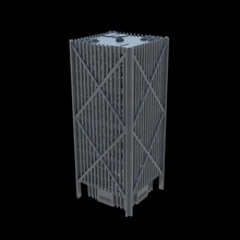 aziendale grattacielo giocattoli Giochi epico terreno urbano 6mm battletech 3d print model - Mito3D