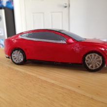 tesla model car toys & games teslascar 3d print model - Mito3D