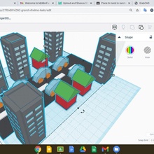 construtor cidade concorrência entrada 3d print model - Mito3D