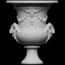 vase attributes spring scan louvre france 3dprintable 3d print model - Mito3D