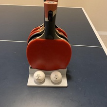 ping pong paddle holder sports organization pingpong tabletennis 3d print model - Mito3D