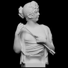 madam Vernik Diana avcı taramak heykel Louvre Fransa 3dprintable 3d print model - Mito3D