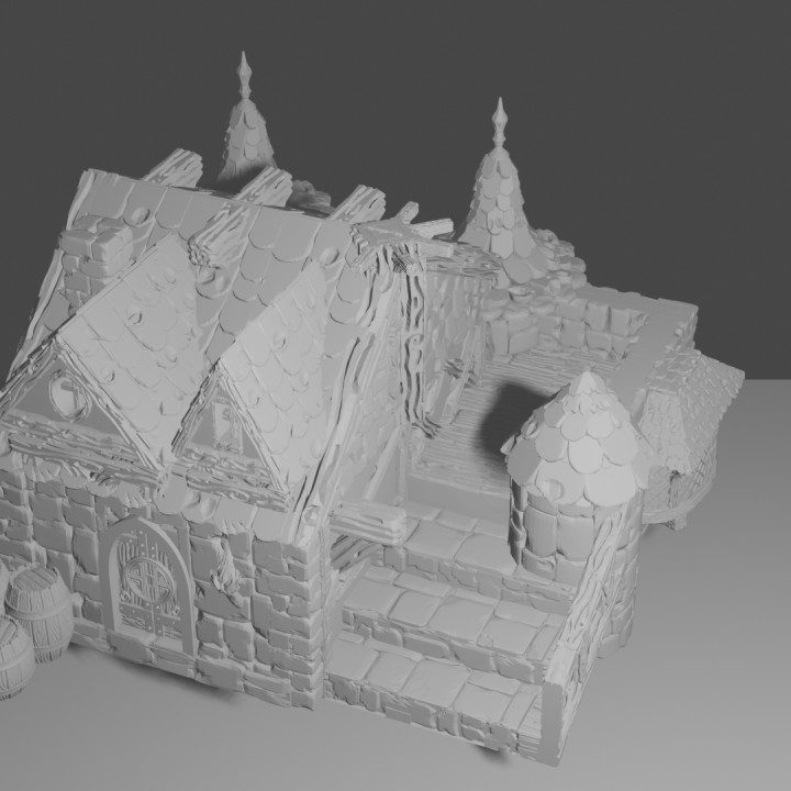 house mountain 3D print model - Mito3D