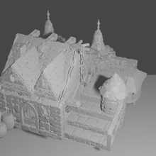 house mountain 3d print model - Mito3D