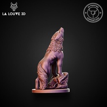 common wolf toys & games animal creature figurine monster rpg miniature tabletop minis dnd pathfinder 3d print model - Mito3D