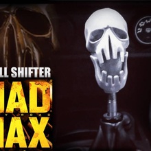 mad max fury road palanca cambios cráneo fan art película madmax furyroad 3d print model - Mito3D