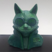 cryptocat gatto anonimo matrice Morfeo utopia anonimità 3d print model - Mito3D