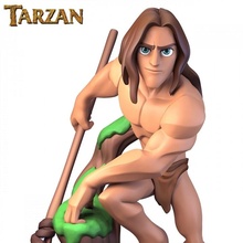 Tarzan figurine jouet disney Disney Infinity Disneytarzan sculpteur hec 3d print model - Mito3D
