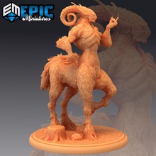 centauroid satyr fey centaur forest guardian deer monster toys & games classic fantasy medieval rpg warhammer stag enemy tabletop dungeon dnd pathfinder npc 3d print model - Mito3D