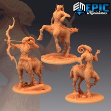 kantaron satir Ayarlamak fey centaur orman Muhafız geyik canavar Toplamak oyuncaklar oyunlar fantezi Ortaçağa ait rpg Warhammer düşman 3d print model - Mito3D