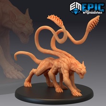 phase panther classic forest monster tentacle beast toys & games animal fantasy medieval rpg warhammer wild enemy tabletop dungeon dnd dimension pathfinder discplacer 3d print model - Mito3D