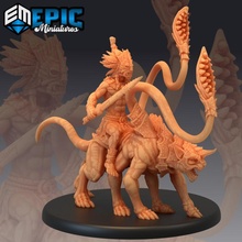 forest gnome panther rider sword mysterious wildling woods child toys & games fantasy medieval monster rpg warhammer enemy tabletop dungeon dnd pathfinder npc 3d print model - Mito3D