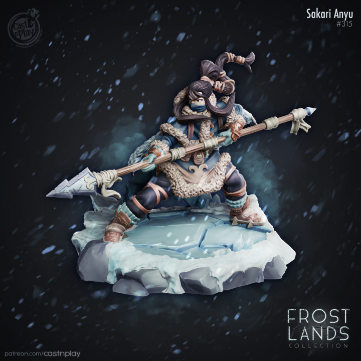 sakari anyu pre-supported toys & games cold ice polar arctic frost lands 3D print model - Mito3D