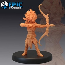 foresta gnomo arciere misterioso bruti boschi bambino giocattoli Giochi freccia fantasia maschera medievale mostro rpg warhammer nemico arco tavolo prigione dnd 3d print model - Mito3D