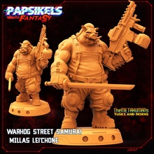 warhog street samurai millas lei'chone toys & games cyberpunk bebop shadowrun streetsamurai 3d print model - Mito3D