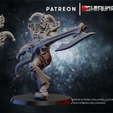 sombre bouffon soutien prêt jouets Jeux dragons donjons marteau guerre miniature dnd eldar 40000 arlequin arlequins scy fy 3d print model - Mito3D