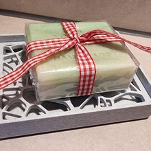 stylish soap dish lid & garden bathroom box voronoi soaph 3d print model - Mito3D