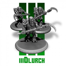 giant dwarf teriminators - tabletop miniture toys & games 40k miniatures rpg wargames warhammer 50mm aliens cyborg 32mm 3d print model - Mito3D