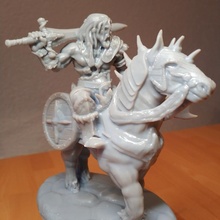 barbarian rider 3d print model - Mito3D