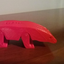 Komodo ejderhaları Ejderha Yazdır yer sürüngen 3d print model - Mito3D