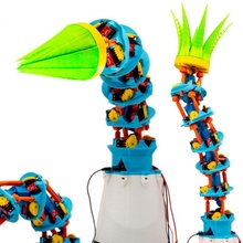 trunk like many joint robotique bras arduino pince robot servo 3d print model - Mito3D