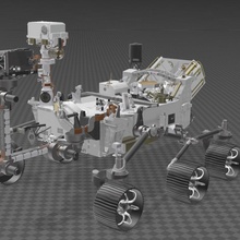 mars perseverance rover 2021 3d print model - Mito3D