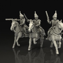 1750 british dragoons toys & games historical 28mm black powder years war french indian honours 3d print model - Mito3D