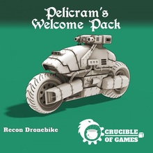 recon drone bike toys & games 40k figurine guard sci-fi space vehicle warhammer imperial cyberpunk wargame marine scout 28mm astra militarum 40000 genestealer pre-supported 3d print model - Mito3D