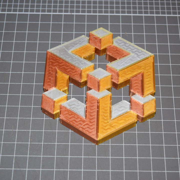 impossible forme 3 multi material 3D print model - Mito3D