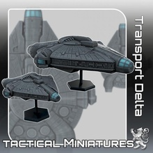Ulaşım delta taktik minyatürler oyuncaklar oyunlar sci fi star arazi savaş hanedan bilimkurgu masaüstü yıldız gemisi 270 gezgin Tehlike bulucu 2nd 2nddynasty 3d print model - Mito3D