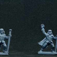 heroquest wizard resculpt games miniatures mage tabletop oldhammer 3d print model - Mito3D