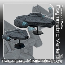 Ulaşım delta asimetrik değişken taktik minyatürler oyuncaklar oyunlar sci fi star arazi savaş hanedan bilimkurgu masaüstü yıldız gemisi 270 gezgin Tehlike bulucu 2nd 2nddynasty 3d print model - Mito3D