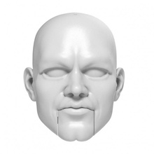 matt damon marionette head toys & games man marionettes pupppets 3d print model - Mito3D