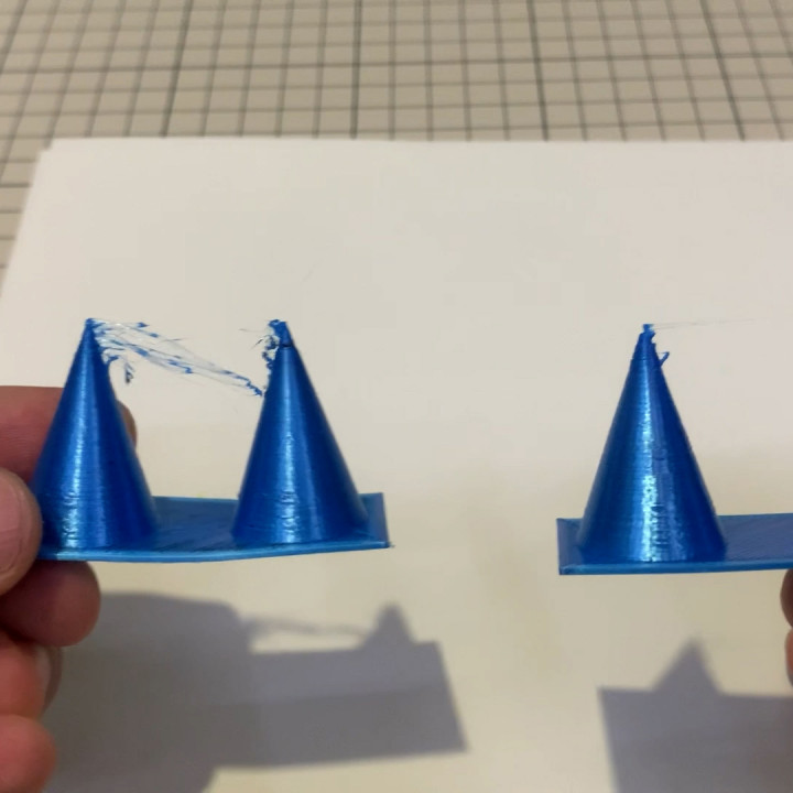 stringing test cone 3D print model - Mito3D