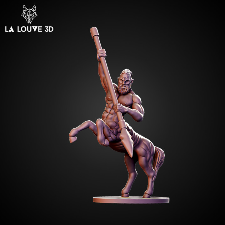 centaur toys & games creature figurine monster rpg miniature tabletop dnd 32mm 3D print model - Mito3D